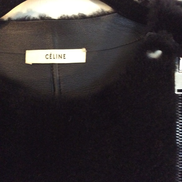 Celine Shearling Leather Jacket - Picture 9 of 13